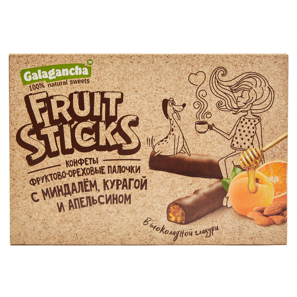  Берестов КРАФТ Fruit Stiсks с курагой и миндалем, 175г   в Видном