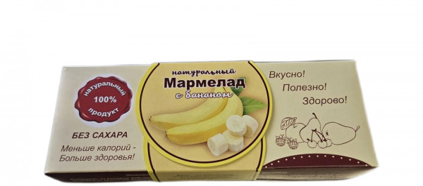 №2 Мармелад натуральный "Банан" 140г  в Видном