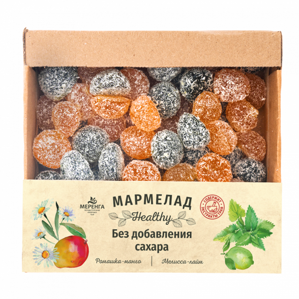  Меренга Мармелад в кокосовой обсыпке Ромашка+Мелисса , 800г     в Видном